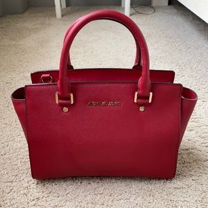Michael Kors Selma Saffiano Leather Handbag
